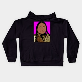 sitting bull Kids Hoodie